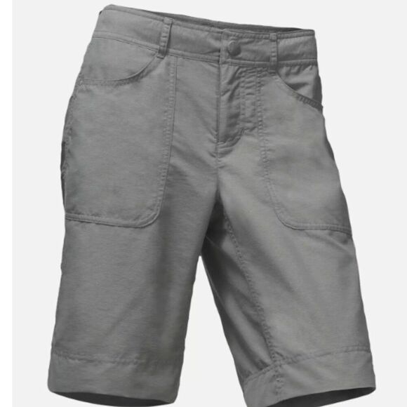 THE NORTH FACE Horizon 2.0 Roll Up Shorts Sage Gray Size 8 - Picture 3 of 6
